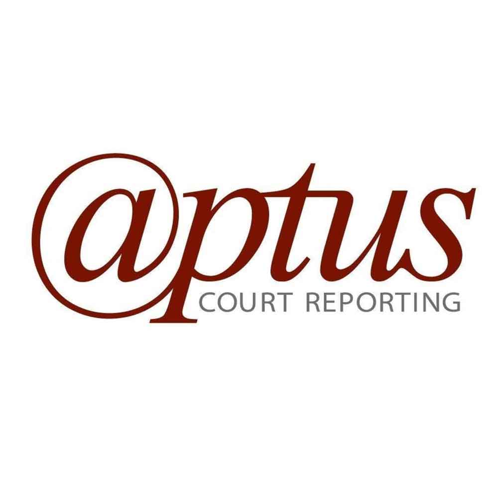 aptus court reporting logo
